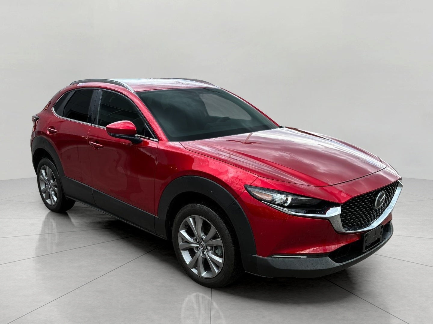 2023 Mazda Mazda CX-30 2.5 S Preferred Package AWD in Soul Red Crystal Metallic — front three-quarter view