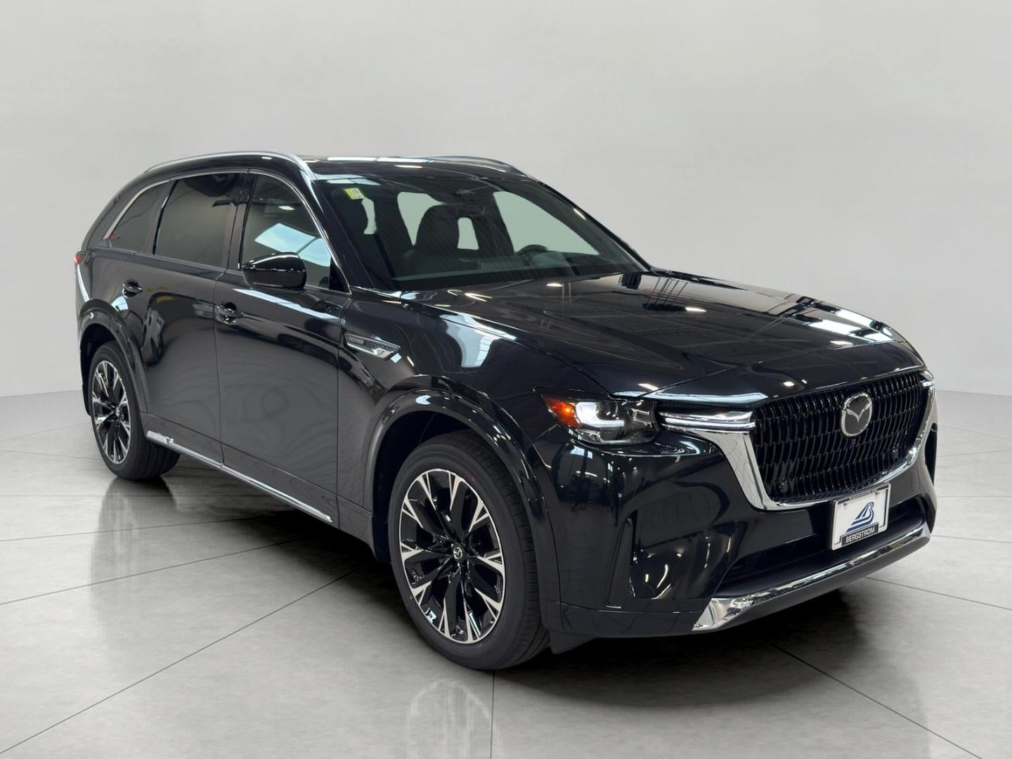 2026 Mazda Mazda CX-90 3.3 Turbo S Premium Plus AWD in Jet Black Mica — front three-quarter view